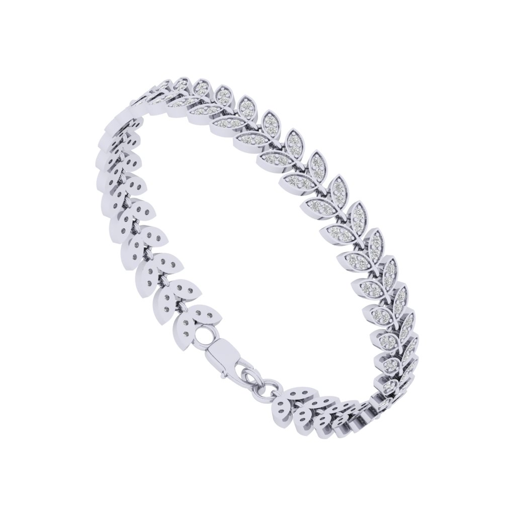 Eternal Leaf Tennis Bracelet