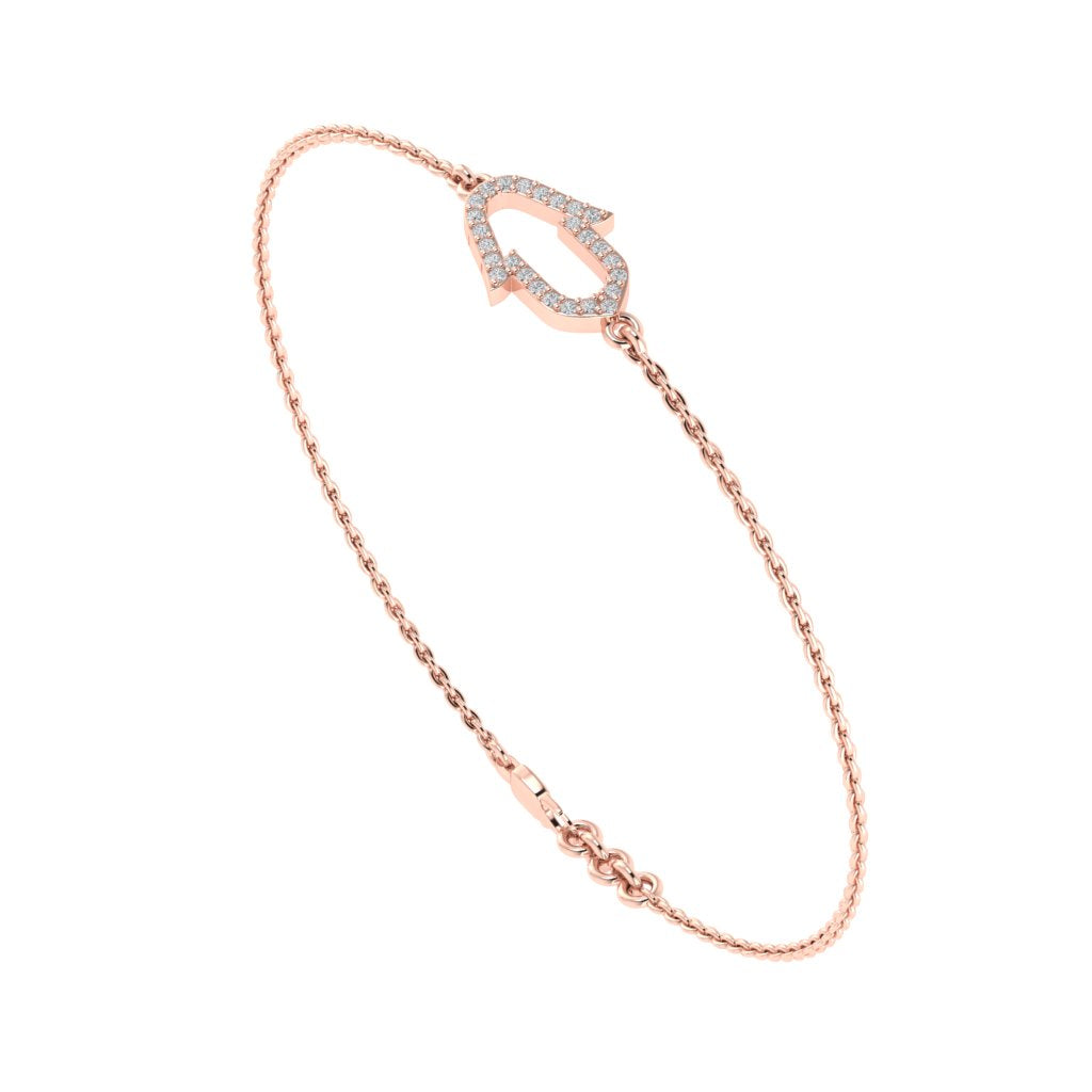 Hamsa Diamond Bracelet