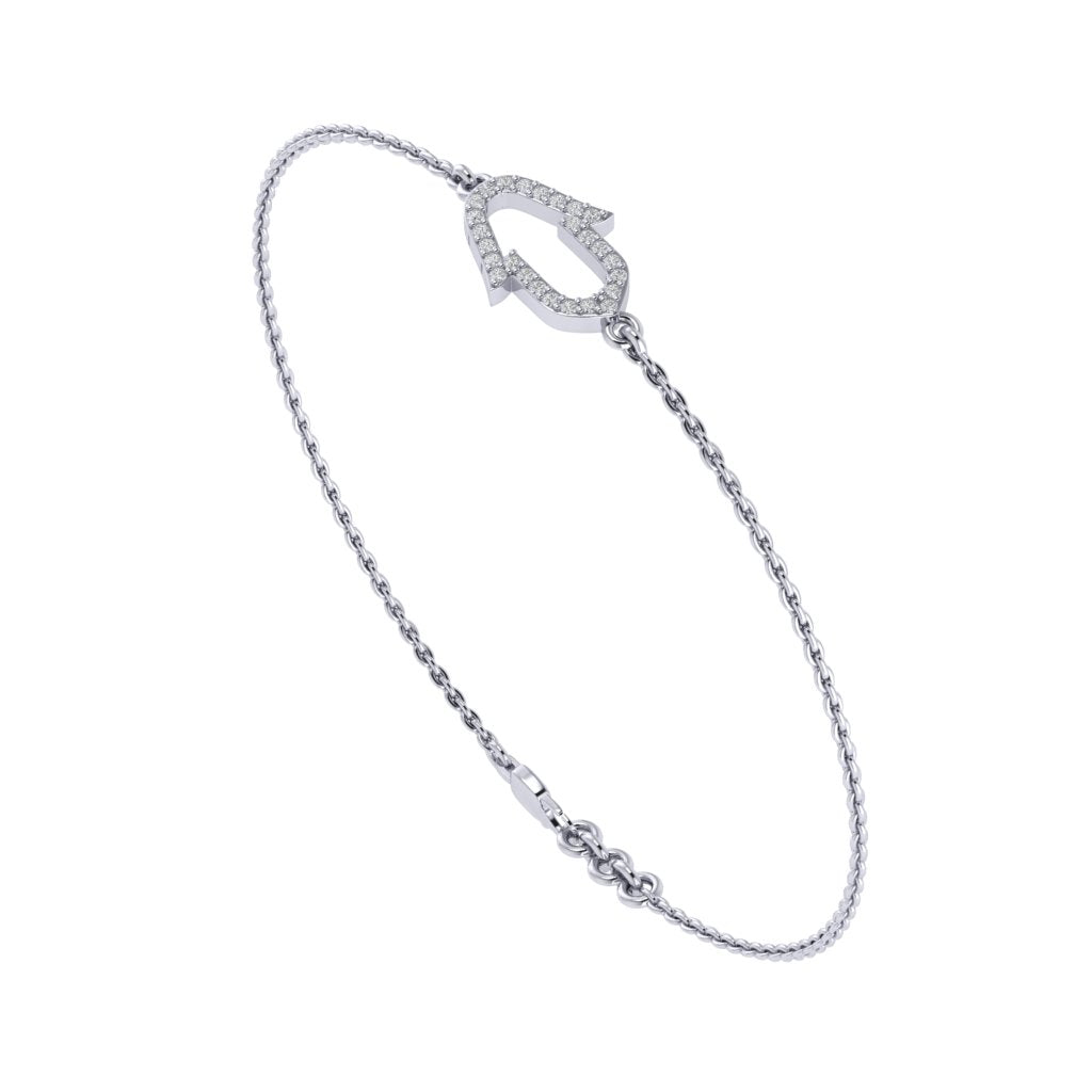 Hamsa Diamond Bracelet