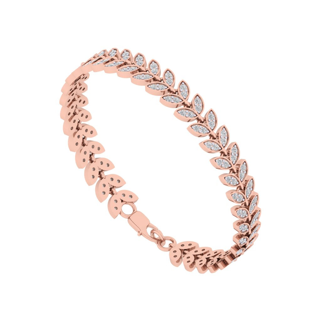 Eternal Leaf Tennis Bracelet