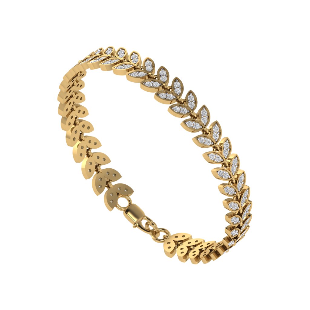 Eternal Leaf Tennis Bracelet