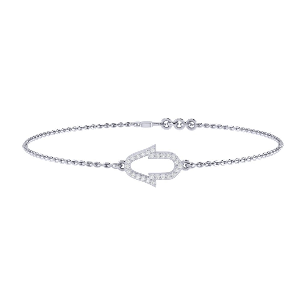 Hamsa Diamond Bracelet