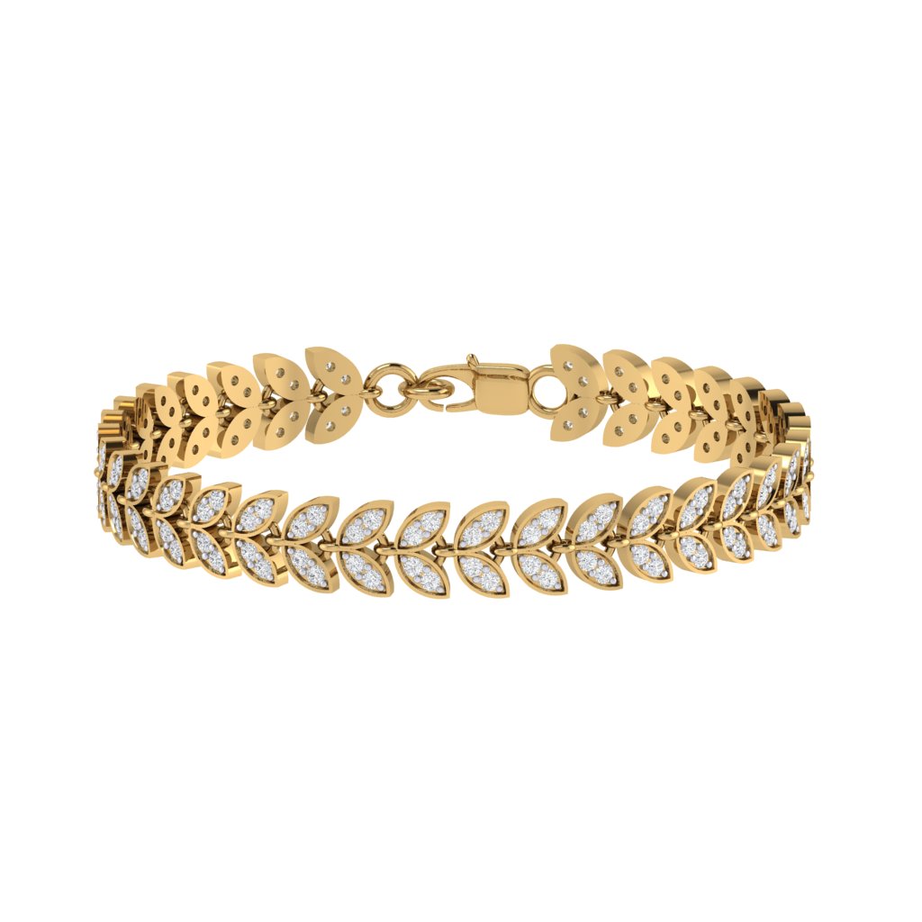 Eternal Leaf Tennis Bracelet