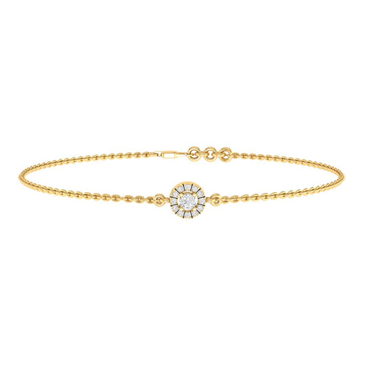 Halo circle bracelet