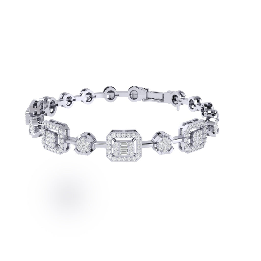 Princess Diamond Bracelet