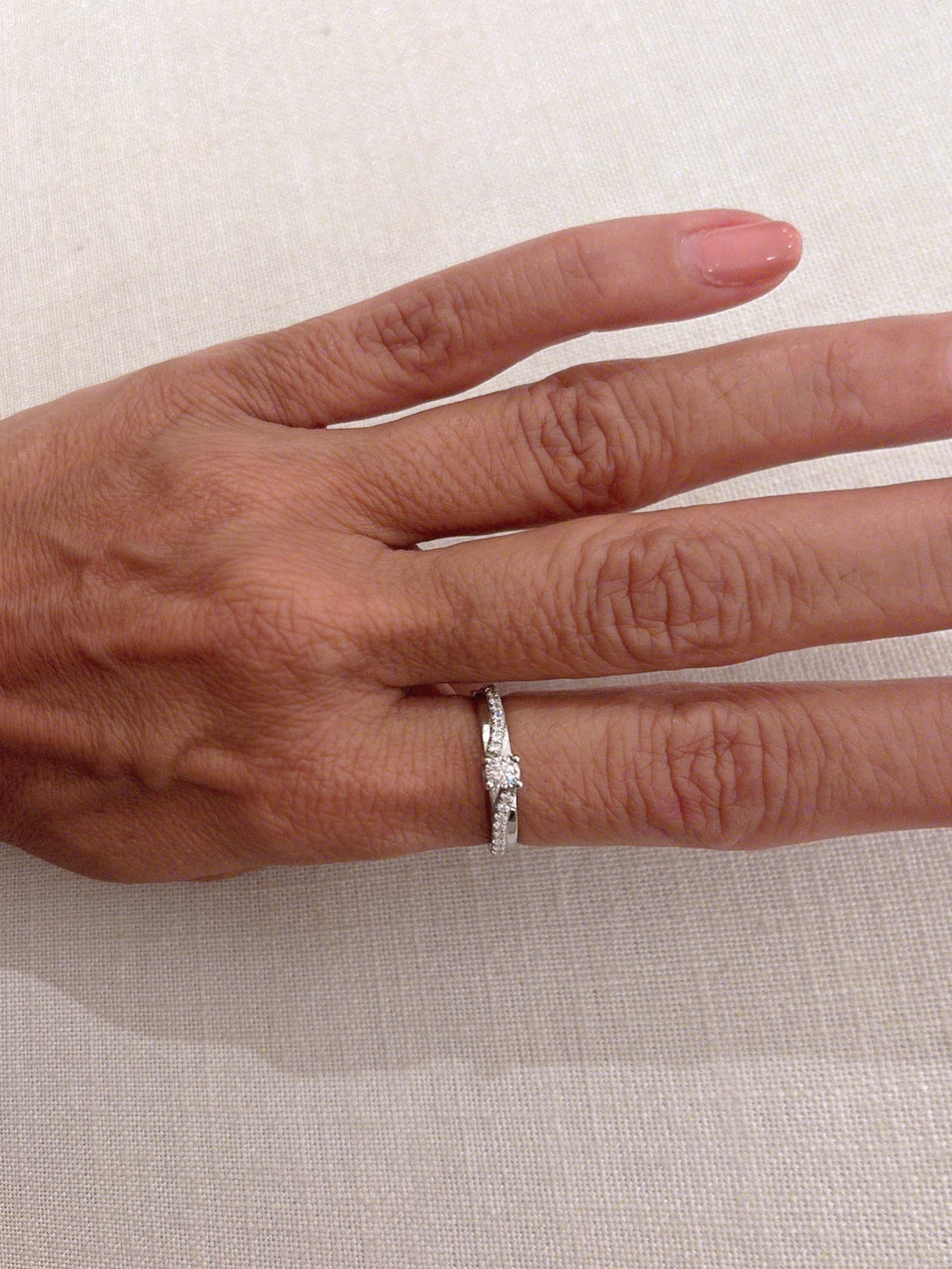 Swirl promise ring