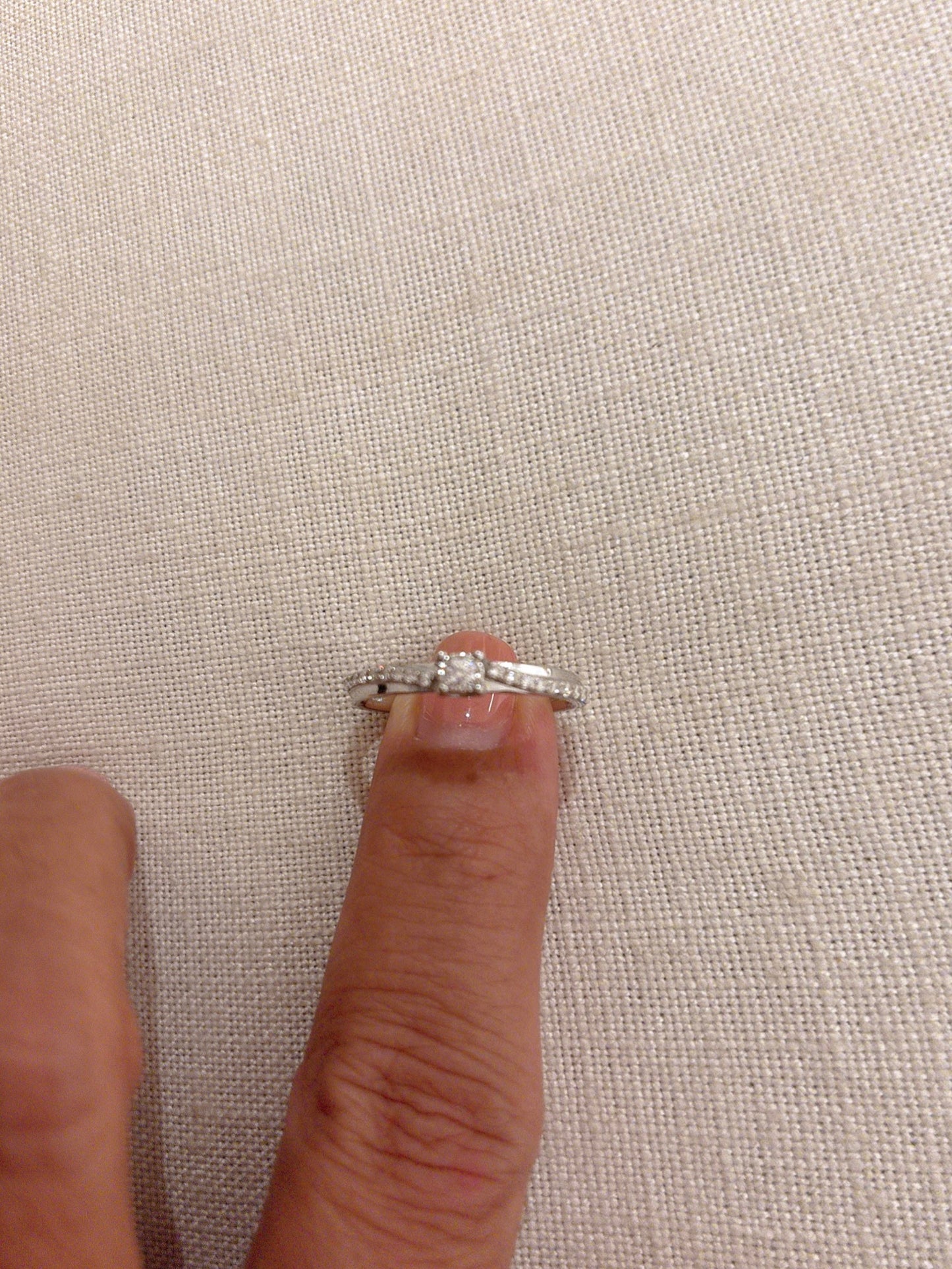 Swirl promise ring